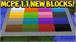 MCPE NEW 1.1 FEATURES! Minecraft Pocket Edition - 1.1 NEW Blocks & Changes PREVIEW (Pocket Edition)