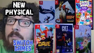 New physical nintendo switch games. Rugrats, hellboy, Gylt, Dave the diver, epic mickey rebrushed