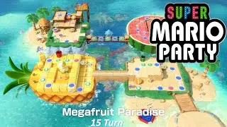 Super Mario Party I Megafruit Paradise I 15 Turn (Recommended Difficulty)