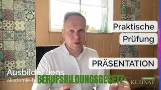 Pr&uuml;fungscoaching: Unterweisung nicht auf die leichte Schulter nehmen #aevo #adaschein #ausbildung