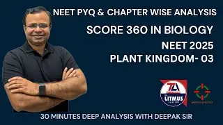 NEET PREVIOUS YEAR PAPERS WITH SOLUTION II CHAPETR WISE ANALYSIS NEET PYQ II DEEPAK KUMAR