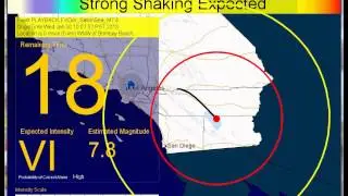 CISN ShakeAlert&nbsp;&ndash; M7.8 ShakeOut