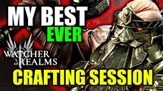 This May Be My Favorite Crafting Session! - Exclusive Forge and Gear Crafts! |Watcher of Realms