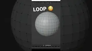 How to Loop Select in Blender 😳 #shorts