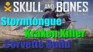 Skull and Bones Corvette Stormtongue Kraken Killer. #ubisoft #skullandbones #gaming #ps5