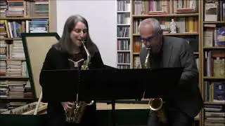 Blow Down - saxophone duo - Isabella Stabio and Diego Mascherpa saxophones