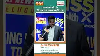 Leadership in Comprehensive Care Award | A Step Toward Holistic Healing | Dr. Ravi Kiran | Raj news
