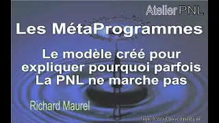 Les M&eacute;taProgrammes en PNL histoire et usage - Atelier PNL