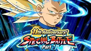 11TH ANNI SPECIAL BATTLE STAGE 1 VS SSJ3 DAIMA VEGETA - NO ITEM RUN (SUPER 3) (DBZ: DOKKAN BATTLE)