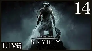 🔴 The Elder Scrolls 5: Skyrim - Part 14 - More Side Quests & Learning Dragonrend | TES Marathon
