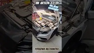Fuel filter replacement VW Arteon 2.0 TDI CR #tdi #fuelfilter #arteon #oilservice #mechanic #garage