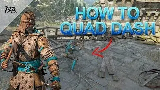 For Honor - How To Quad Dash With Shinobi!