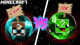 10 &euro; DENDY PLANET vs. 10.000 &euro; BUFLO PLANET in Minecraft!