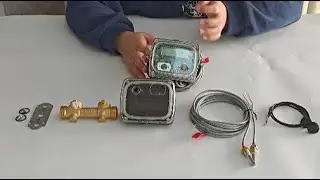 The ultrasonic heat meter mainly includes these parts#sensor#temperature sensor# heat meter body
