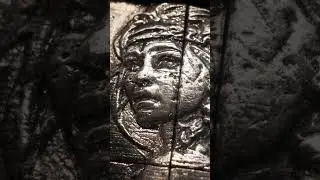 #Silver Punk - Warrior Beauty - Hand poured silver art