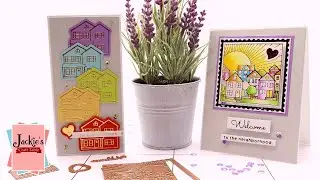 Glimmer Hot Foil Cards | Spellbinders - You are My Home - Sweet Cardlets II