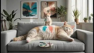 When the Kitten Pranks Mama Cat Dad&rsquo;s Reaction is LEGENDARY Furry Drama#cat #bedtimestory #cutecat