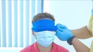 Both eye injury