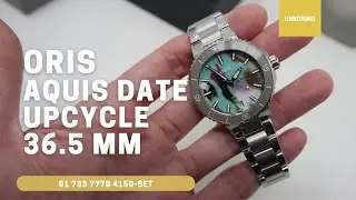 ORIS AQUIS DATE UPCYCLE 36.5 MM 01 733 7770 4150-Set