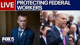 WATCH LIVE: House Democrats, union leaders hold news conference to protect federal workers' rights