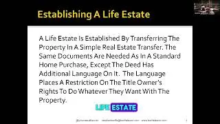 Life Estates & Medicaid