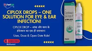 CIPLOX Eye/Ear Drops Review | One Solution for Eye & Ear Infection-Cipla Antibiotic Drops Explained