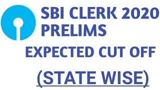 SBI CLERK PRELIMS EXPECTED CUT OFF ??