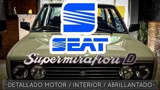 🇪🇸 Seat 131 Supermirafiori D 🇪🇸 ▪️Detallado motor / interior / abrillantado▪️ #seat131 #seatclasicos