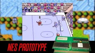 The UNRELEASED NES Prototype - Hit the Ice (NES) - Games You Never Played