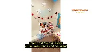 Review IFANNY Kids Bookshelf, Nursery Book Shelves w/ 5 Tier Book Racks, Small Children&rsquo;s Bookcase,