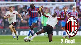 Jean Philippe Mateta VS Liverpool AT Community Shield - Is He A Milan Player Level ??