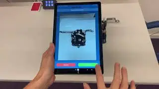 Real-time photo taking to display directly onto workstation using Augmented Reality with Ansomat App