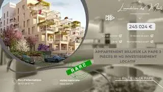 Appartement Rillieux La Pape 3 pi&egrave;ces 81 m2 investissement locatif