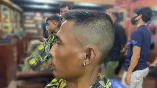 cara cepat cukur cepak kotak |flattop|