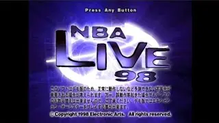 NBA Live 98 Demo - Sony PlayStation - Intro & Title Screen