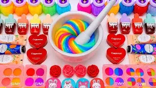 🔴LIVE| Satisfying Slime ASMR Video | DIY How To Make Rainbow Slime Mixing Glitters Makeup Squishy