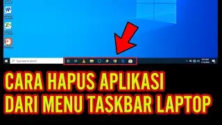 Cara Hapus Aplikasi Dari Menu Taskbar