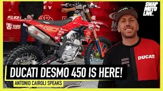 Inside the Ducati Desmo 450 | Checking in with Antonio Cairoli