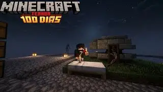 I survived 100 days in Minecraft One Block of Terror #1