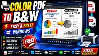 How to Turn Color PDF into Black & White on Windows &ndash; Easy & Free!