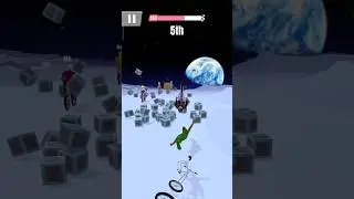 BIKE RUSH LEVEL 354 WITH FALCON BIKE IN MOON 🙄 #shorts #android #ios #gaming #gameplay #bikerush