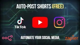 UPDATED Automate Posting Videos to Social Media  for FREE | Using n8n Zapier and Buffer