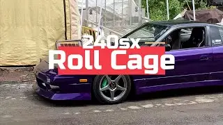 Finally the LS1 240sx gets a Roll cage!
