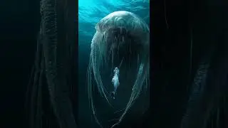 Divers Capture Giant Sea Monster Moving Under Water Rare Moment #DeepSea #MonsterCatch #TrendingNow