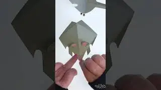🐭✂️ 3D Paper Mouse #shorts #diycraftsforkids #craftswithpaper #craftsathome #easycraftideas