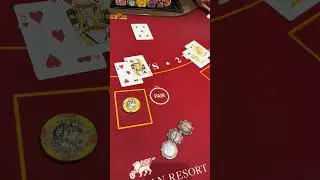 Две раздачи блэкджека по 2000 долларов. Vegas Live, Venetian.