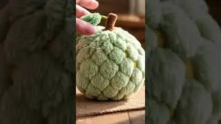 Oddly Satisfying ASMR Plush Cut | Strawberry & Custard Apple Textures | Calm and Relaxing