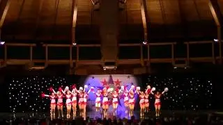 JC GLITTER WHITE Senior Pom 2014- Future Cheer Internationals