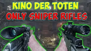 Kino Der Toten. Only Sniper Rifles. Call Of Duty Black Ops Zombies