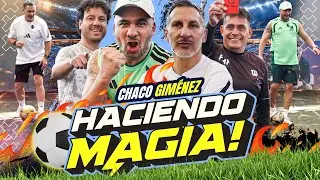 La leyenda “CHACO” GIMÉNEZ en #LaReta. El toque nunca se pierde y ahora Alex, Romero y Divo lo saben